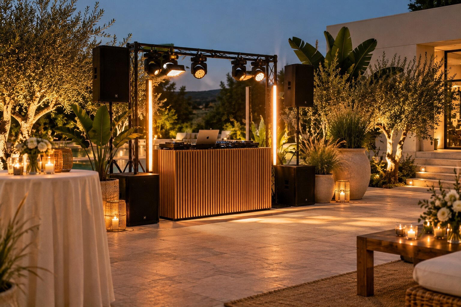 Set the scene. Feel the music. Let the night unfold